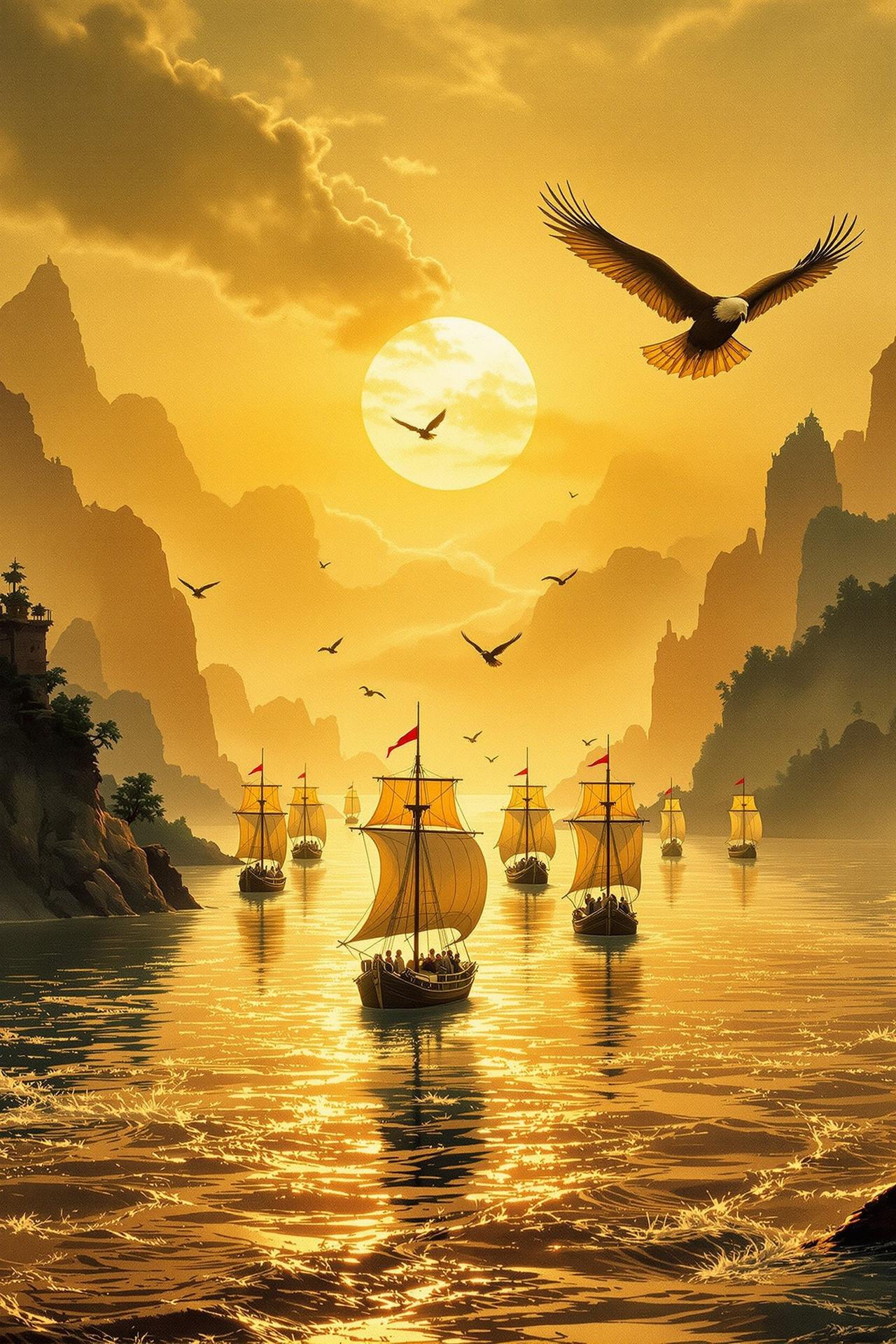 江河万里电影海报 - 动漫在线
