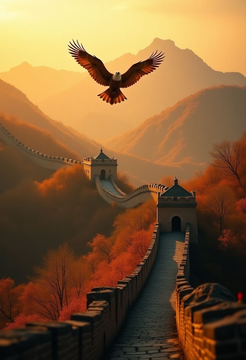 飞越长城纪录片海报 - 动漫在线